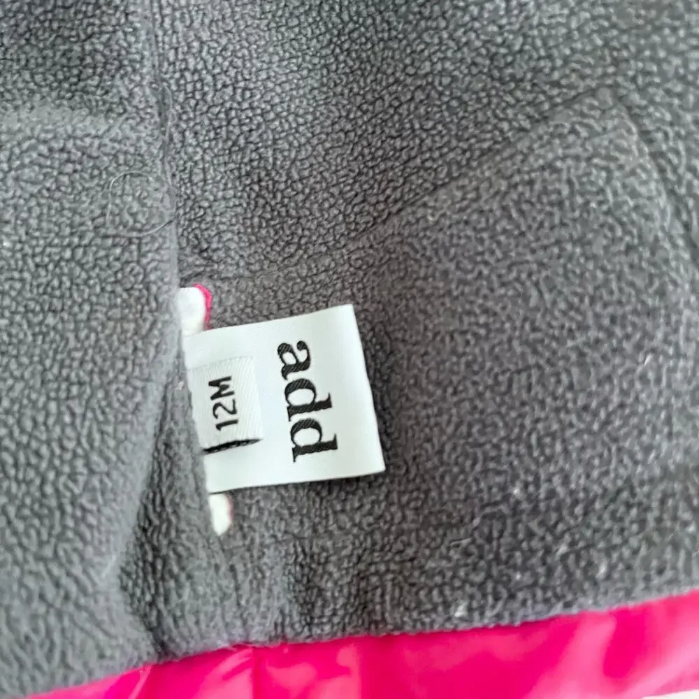 ADD toddler girls down puffer jacket 12 months